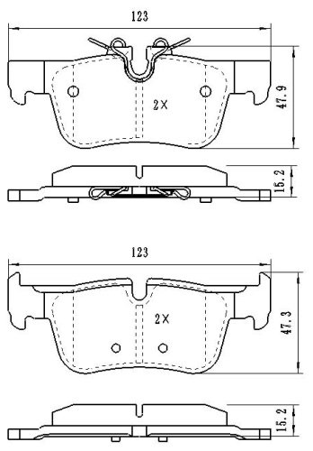 Колодки Winkod задние W1553BP 4 шт купить,NaN