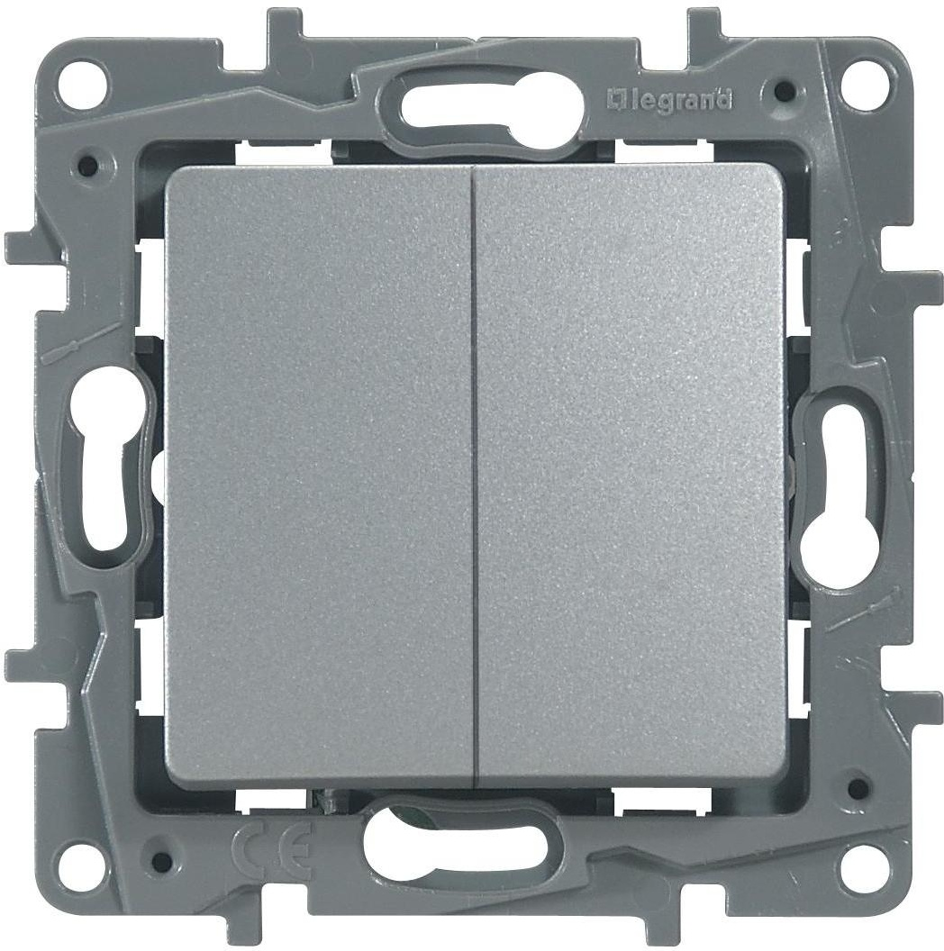 Выключатель Legrand 672402 серый купить,NaN