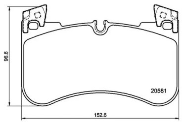 Колодки Brembo передние P44029 1 шт купить,NaN