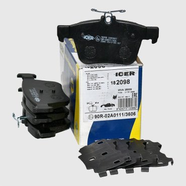 Колодки ICER задние 182098 купить,NaN