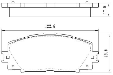 Колодки Winkod передние W0012BP
