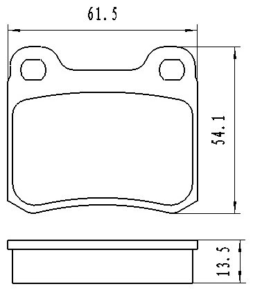Колодки Winkod задние W215700BP купить,NaN
