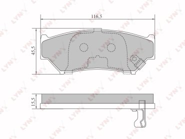 Колодки LYNXauto BD-7305 купить,NaN