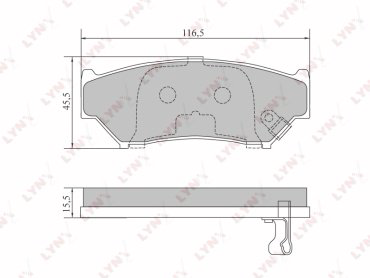 Колодки LYNXauto BD-7305 купить,NaN