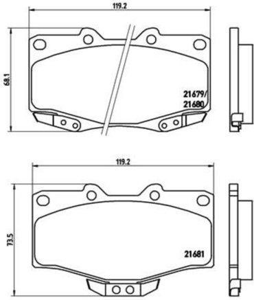 Колодки AKIKA передние AP-32 4 шт купить,NaN