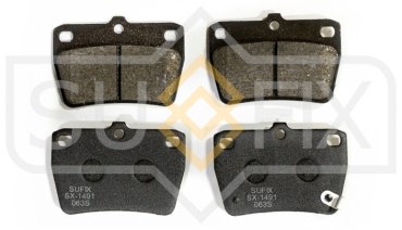 Колодки Sufix задние SX1491 4 шт купить,NaN