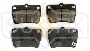 Колодки Sufix задние SX1491 4 шт купить,NaN