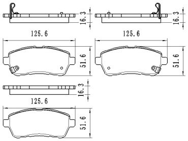 Колодки Winkod передние W1829BP купить,NaN