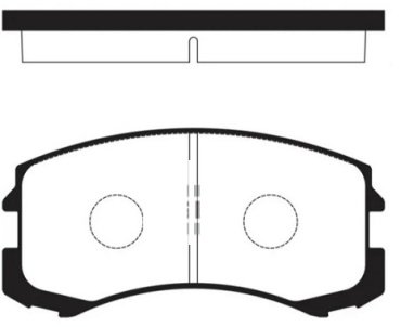 Колодки MANDO передние MPM02 купить,NaN