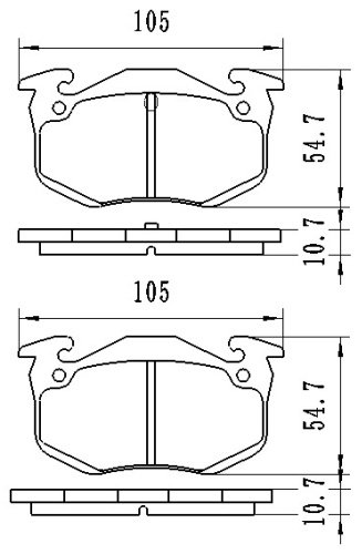Колодки Winkod задние W1924BP купить,NaN