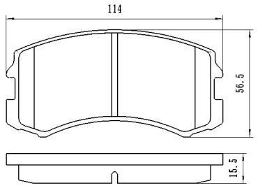 Колодки Winkod передние W1892BP купить,NaN