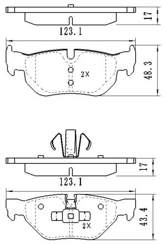 Колодки Winkod задние W1395BP 4 шт купить,NaN