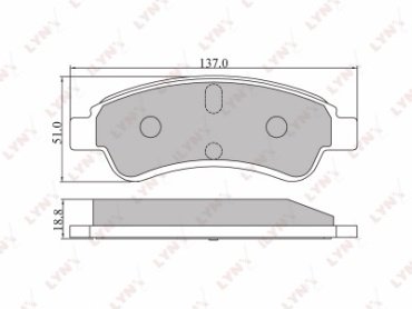 Колодки LYNXauto BD-2201 купить,NaN