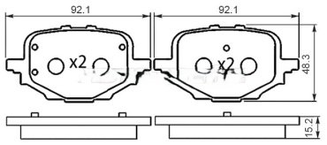 Колодки SAT ST-28-0220 купить,NaN