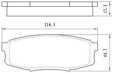 Колодки Winkod задние W2127200BP купить,NaN