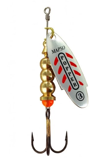 Блесна Lukris Spinner Popper 3 10гр 80мм PRN