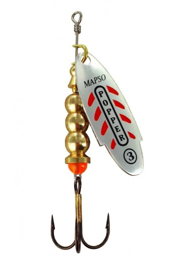 Блесна Lukris Spinner Popper 3 10гр 80мм PRN