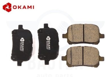 Колодки Okami передние D2166HBP 4 шт купить,NaN