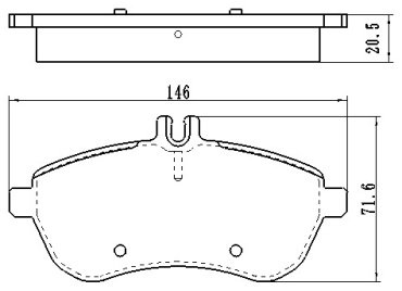 Колодки Winkod передние W1861BP купить,NaN