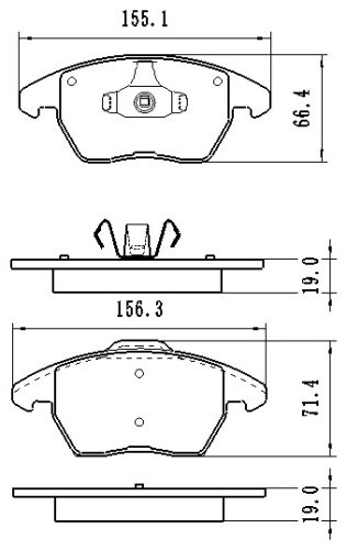 Колодки Winkod передние W0030BP купить,NaN