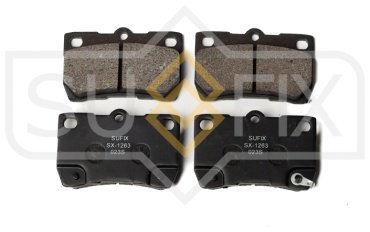 Колодки Sufix задние SX1263 4 шт купить,NaN