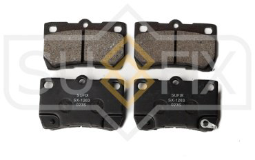 Колодки Sufix задние SX1263 4 шт купить,NaN