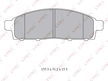 Колодки LYNXauto BD-5529 купить,NaN