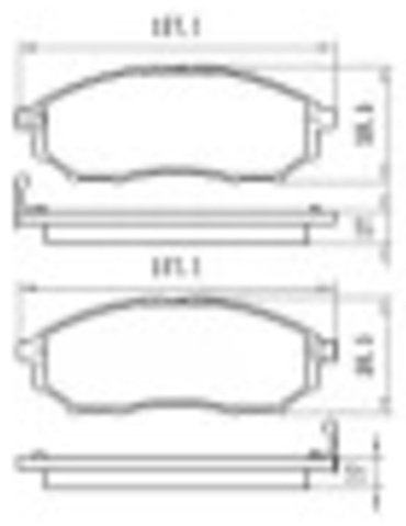 Колодки Winkod задние WBP1585 4 шт купить,NaN
