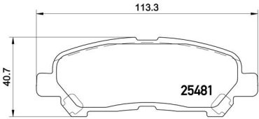 Колодки AKIKA задние AP-43 4 шт купить,NaN