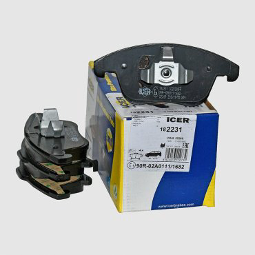 Колодки ICER передние 182231 4 шт купить,NaN
