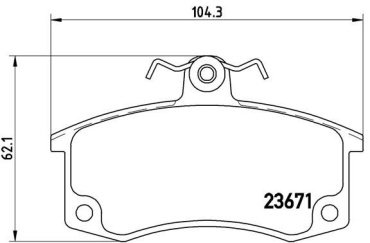 Колодки AKIKA передние AP-2 4 шт купить,NaN