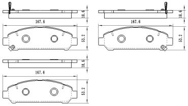 Колодки Winkod передние W0176BP купить,NaN