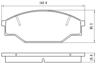 Колодки Winkod передние W0159BP