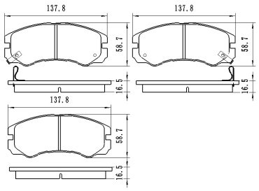 Колодки Winkod передние W0139BP