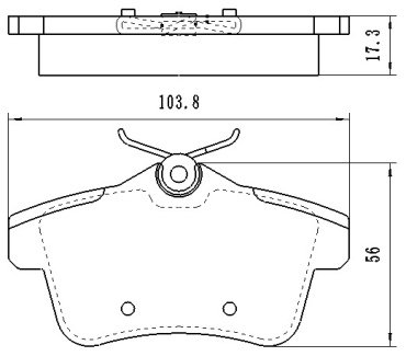 Колодки Winkod задние W1921BP