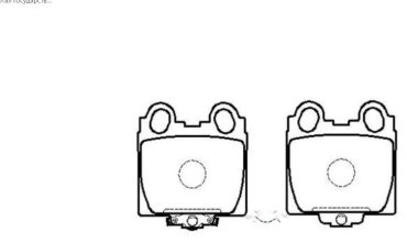 Колодки HSB задние HP5083 4 шт