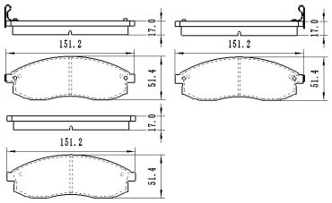 Колодки Winkod передние W0101BP