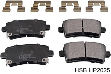 Колодки HSB передние HP2025