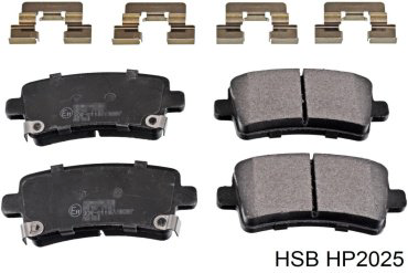 Колодки HSB передние HP2025