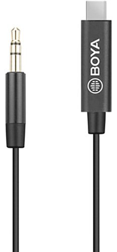 Кабель Boya 3.5 mm jack - USB Type-C 0.2 м купить,NaN
