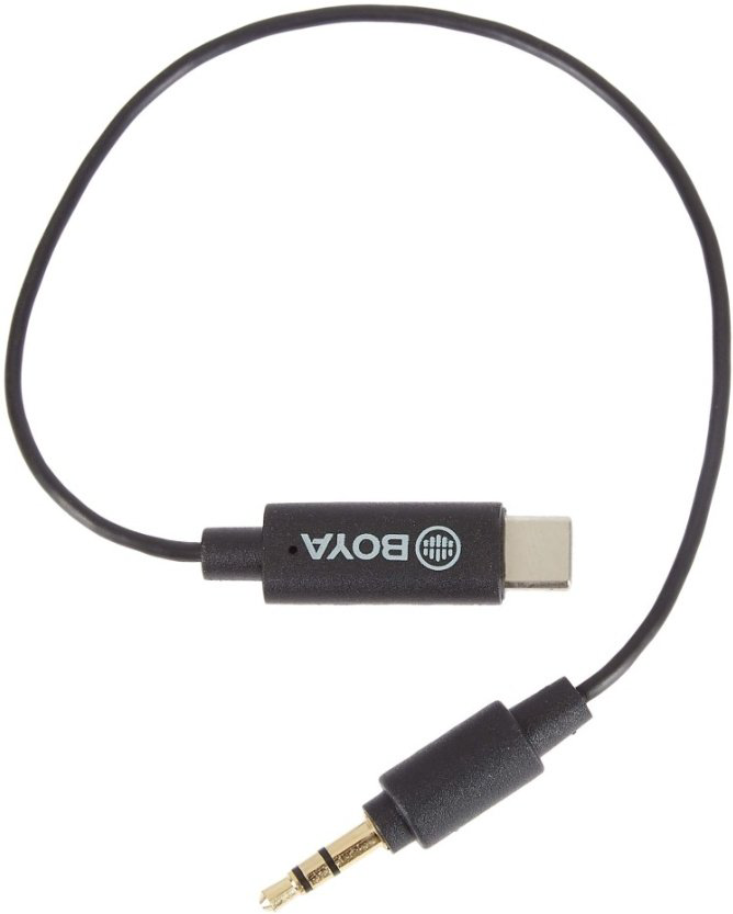 Кабель Boya 3.5 mm jack - USB Type-C 0.2 м купить,NaN