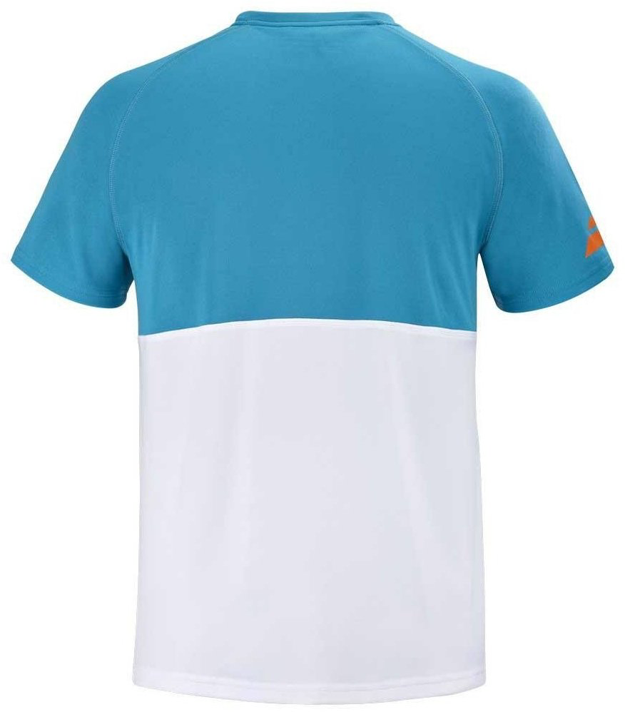 Футболка Babolat белый, голубой купить,NaN
