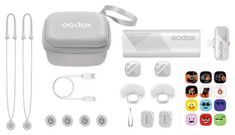 Микрофон Godox Cube-SC Kit2 белый купить,NaN