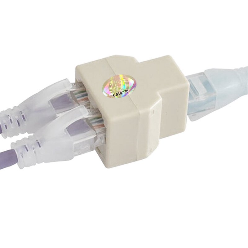 Переходник ViTi RJ-45 1/2 белый купить,0