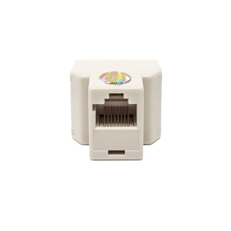 Переходник ViTi RJ-45 1/2 белый купить,0
