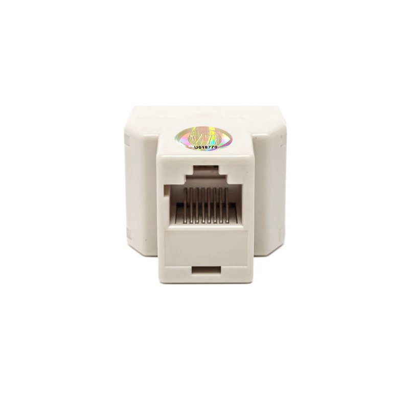 Переходник ViTi RJ-45 1/2 белый купить,927
