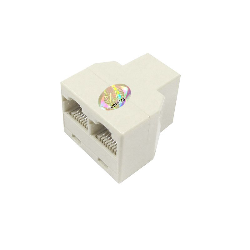 Переходник ViTi RJ-45 1/2 белый купить,927