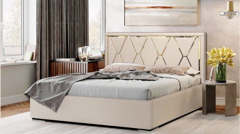 Кровать Elegant Orlando 180х200см бежевая