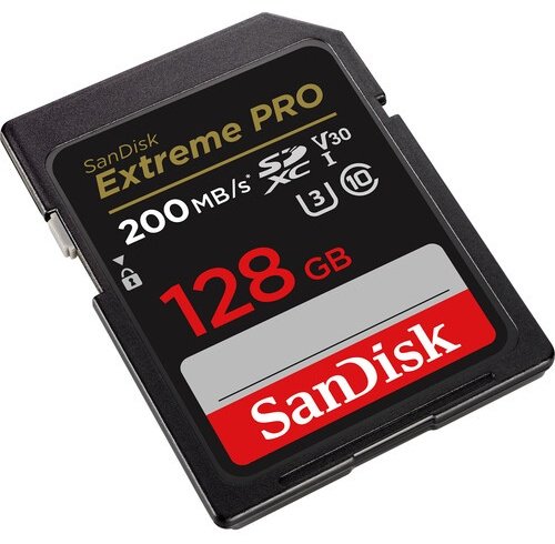 Карта памяти SanDisk Extreme Pro UHS-I V30 SDSDXXD-128-GN4IN 128 Гб купить,NaN
