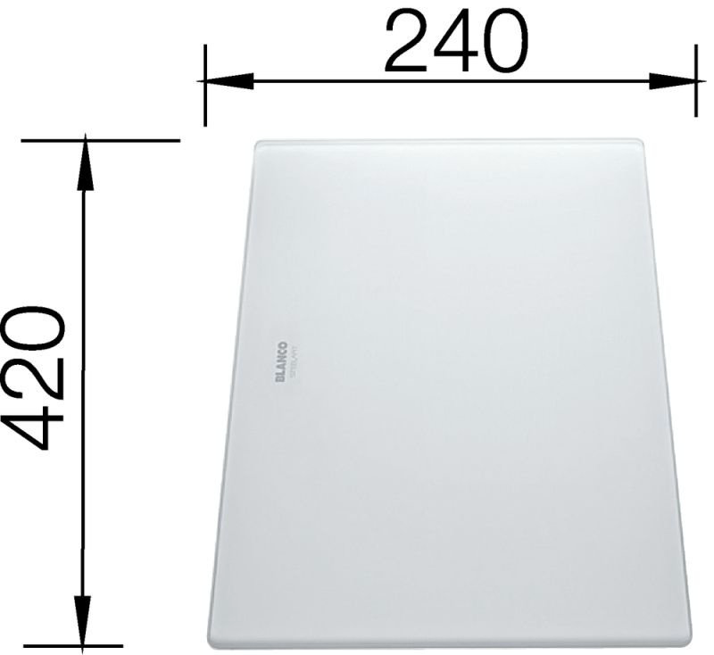 Blanco разделочная доска Subline 227697 1 шт, стекло купить,70318